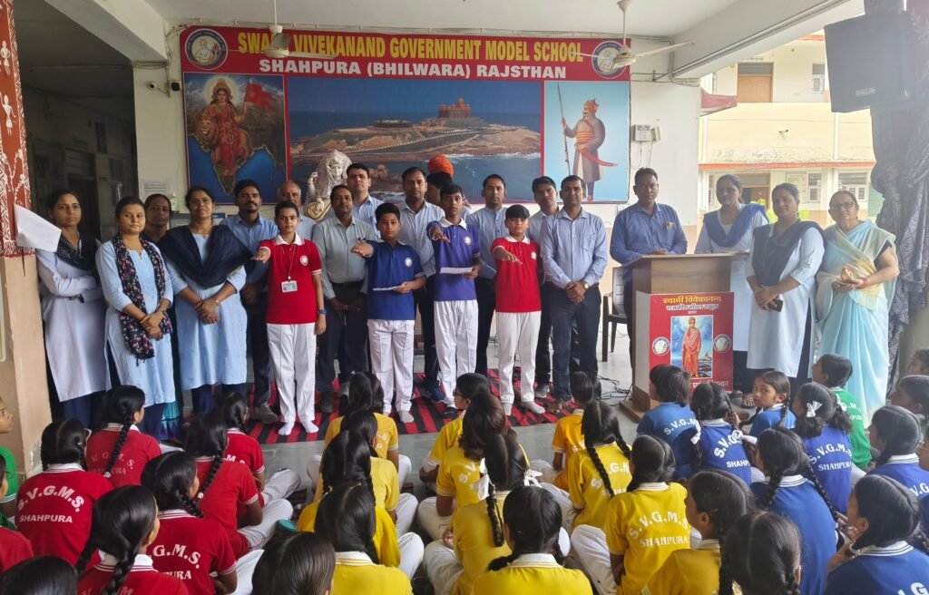 बाल संसद का चुनाव परिणाम घोषित एक वोट के अंतर से लगातार दूसरी बार बने अजय धाकड़ प्रधानमंत्री