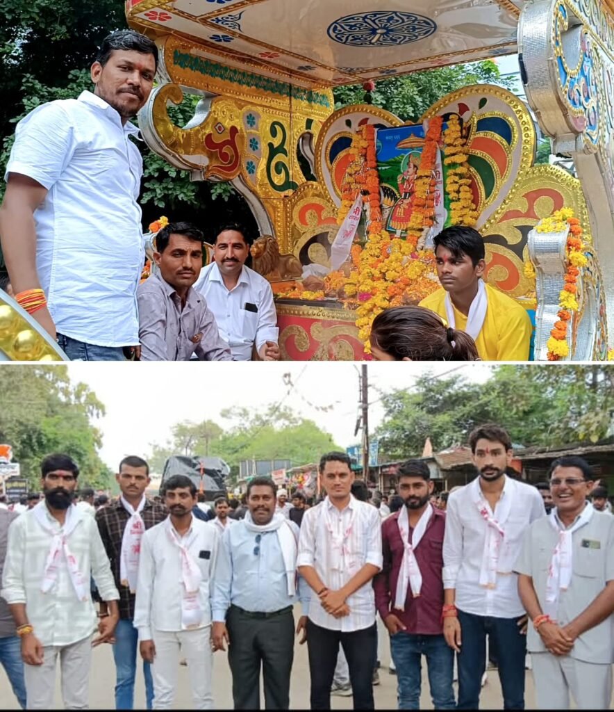 भगवान श्री देवनारायण जी की भव्य शोभायात्रा में कलाकारों ने किया अपनी कला का प्रदर्शन।