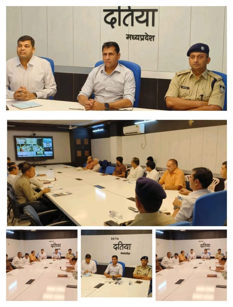 मुख्यमंत्री डॉ. मोहन यादव की अध्यक्षता में वीडियो कॉन्फ्रेसिंग सम्पन्न।