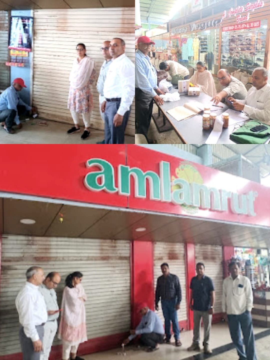 सोनकच्छ के पप्पू एंड पप्पू रिसॉर्ट पर छापा, दो दुकानें सील की गई।