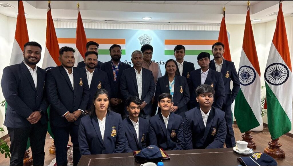 भारतीय वुडबॉल टीम की थाईलैंड में भारतीय राजदूत से भेंट