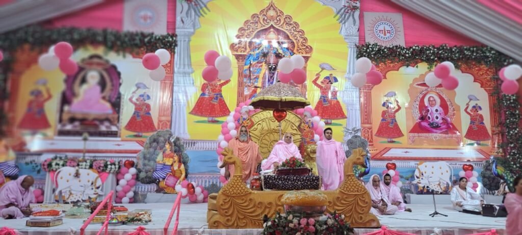 शाहपुरा अंतरराष्ट्रीय रामस्नेही सम्प्रदाय के आचार्य जगतगुरु स्वामी 1008 रामदयाल जी महाराज का गढ़बोर में 69 वा अवतरण दिवस मनाया