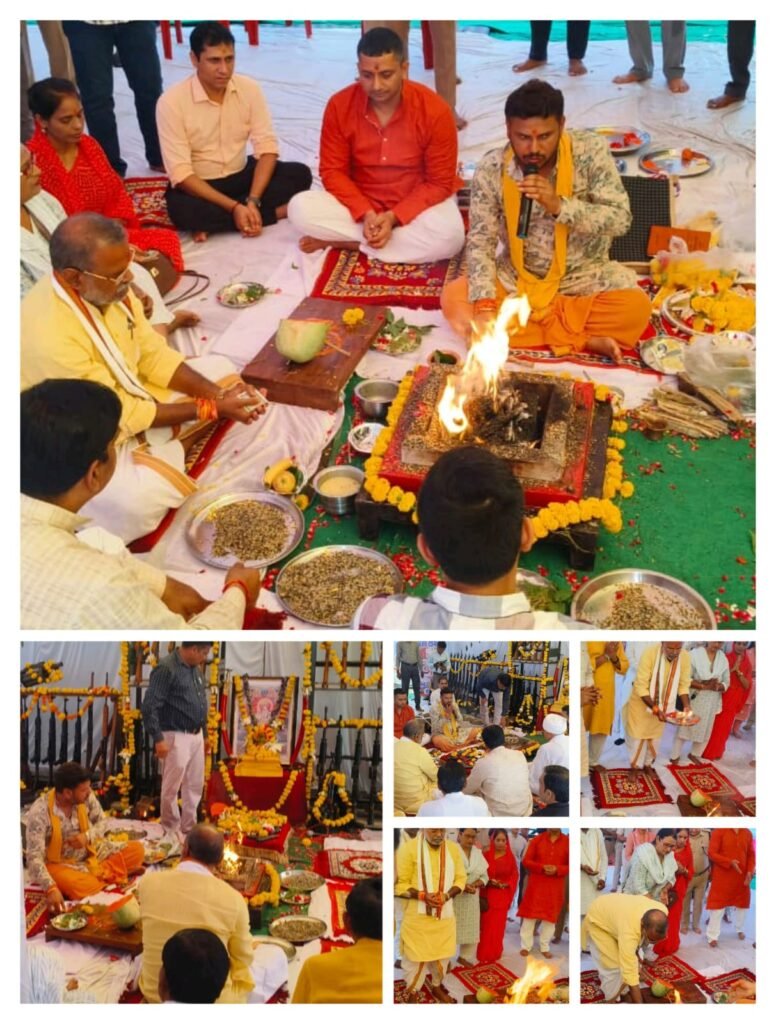 मंत्री श्री नारायण सिंह कुशवाहा ने की प्रसिद्ध शक्तिपीठ माँ पीताम्बरा की पूजा।