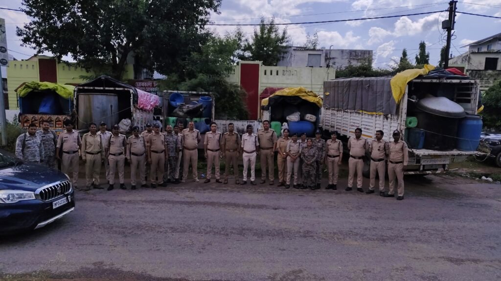आबकारी व्रत्त सेवढ़ा ‘ में अवैध शराब के विक्रय के विरुद्ध की गई कार्रवाई।दतिया।