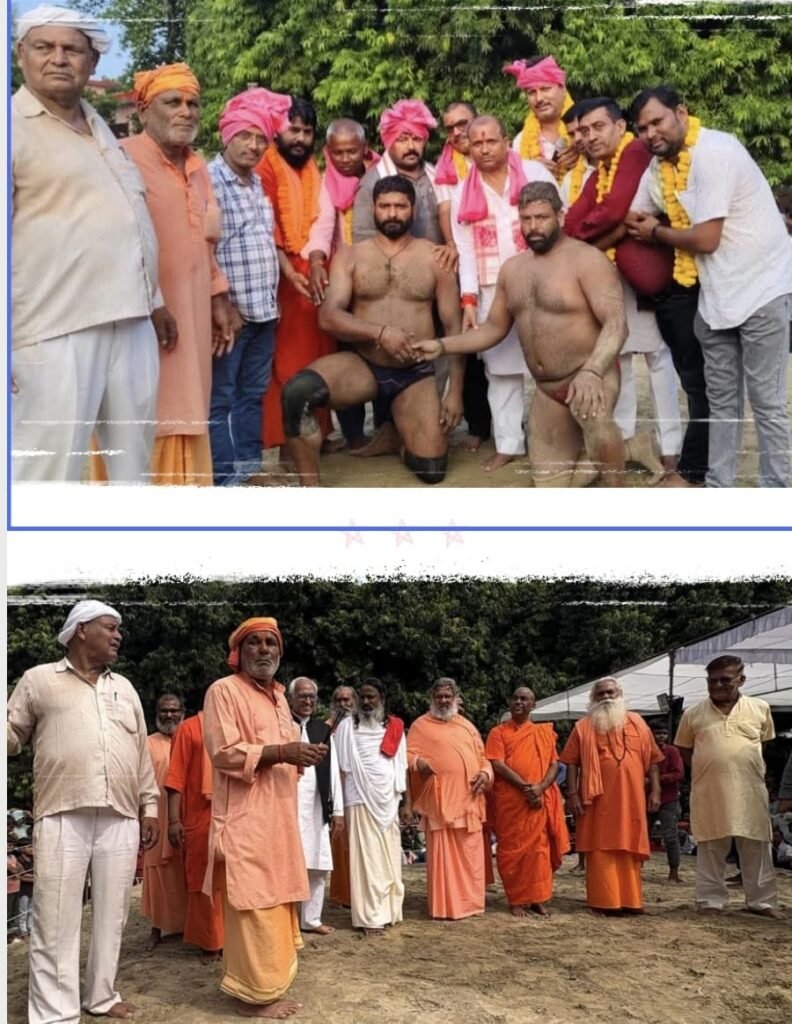 हर वर्ष की भांति सनातन विश्व दर्शन मंदिर में कुश्ती दंगल व विशाल भंडारे का आयोजन हुआ।