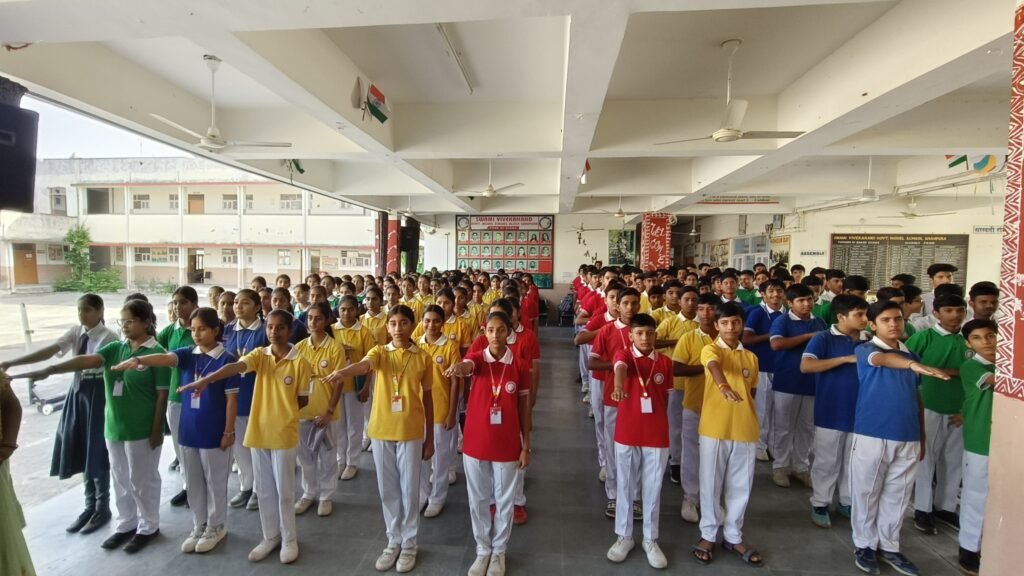 विश्व मानक दिवस के उपलक्ष में मॉडल स्कूल के विद्यार्थियों ने ली गुणवत्ता की शपथ