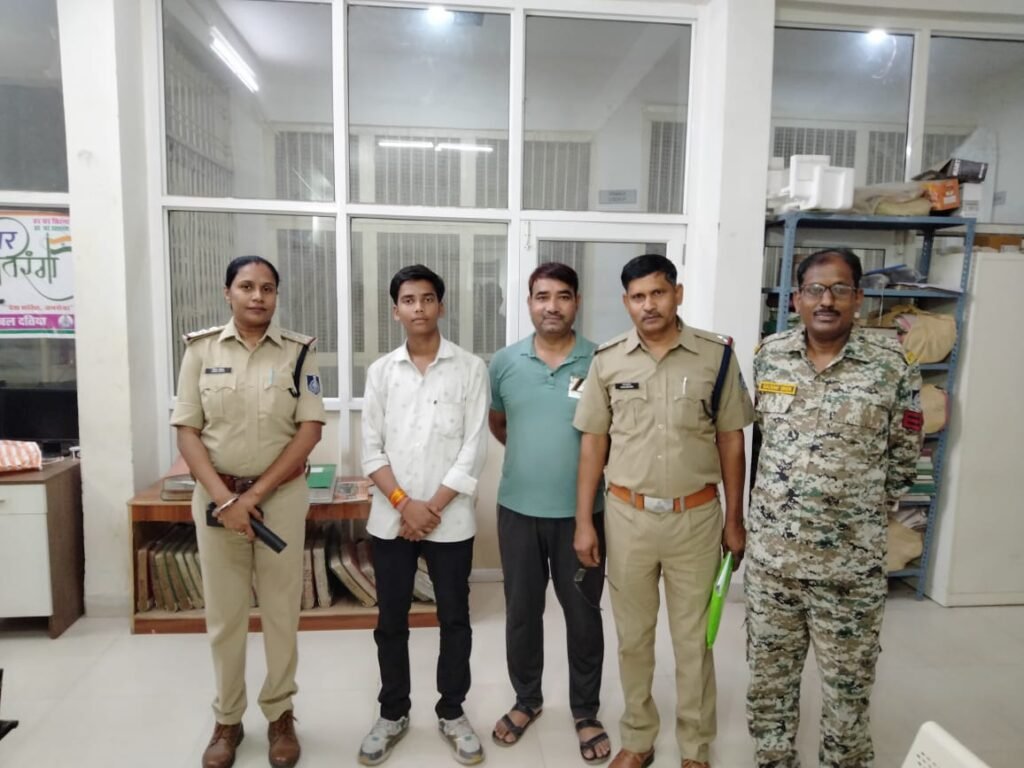थाना भाण्डेर द्वारा अपहृत नाबालिक को किया 1 दिन में दस्तयाब।