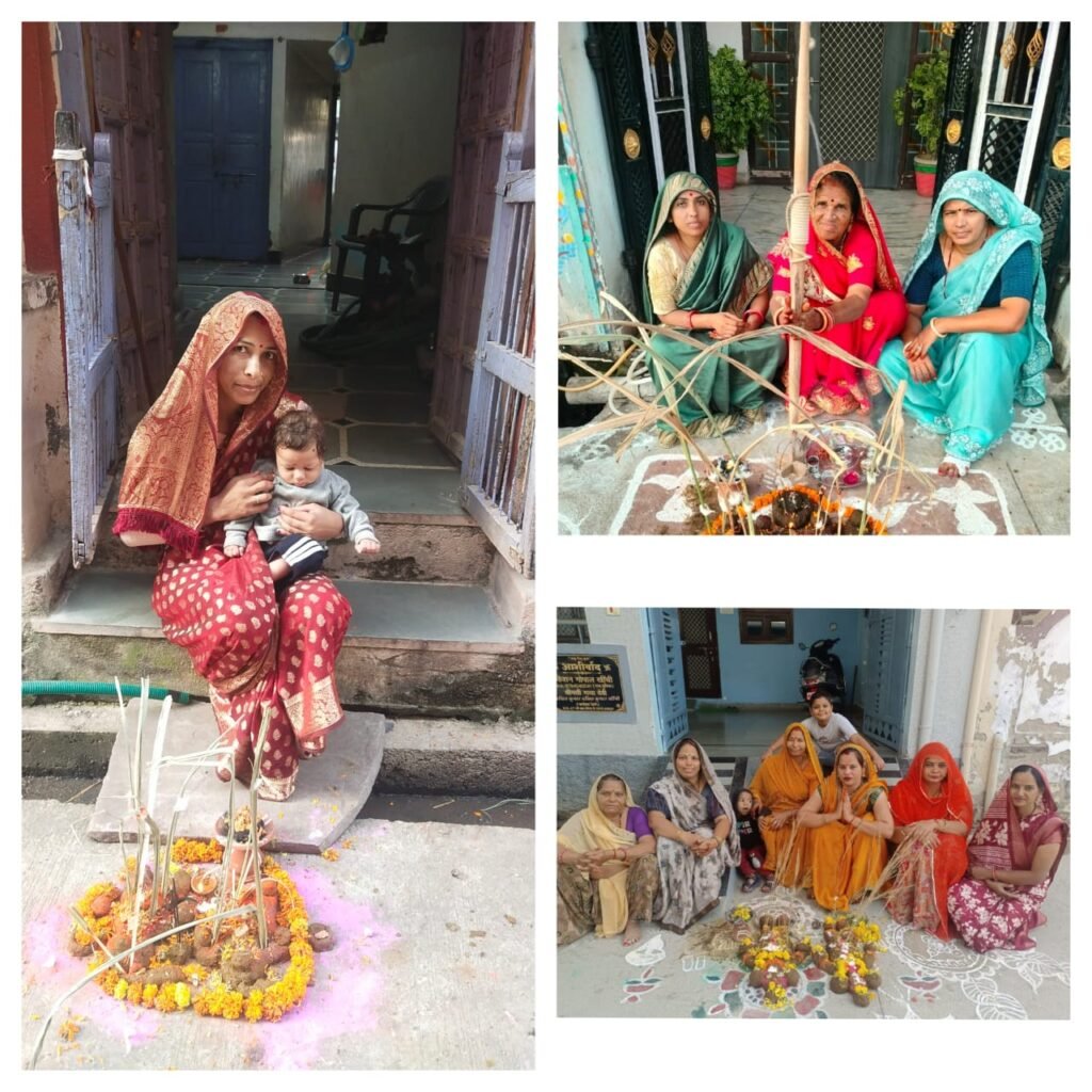महिलाओं ने श्रद्धा से की गोवर्धन पूजा-श्रीकृष्ण की लीला से जुड़ी है यह परंपरा