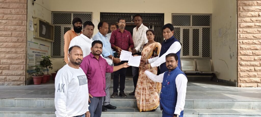 राजस्थान। तीन साल की मासूम के साथ दुष्कर्म के विरोध में वाल्मीकि समाज मे आक्रोश