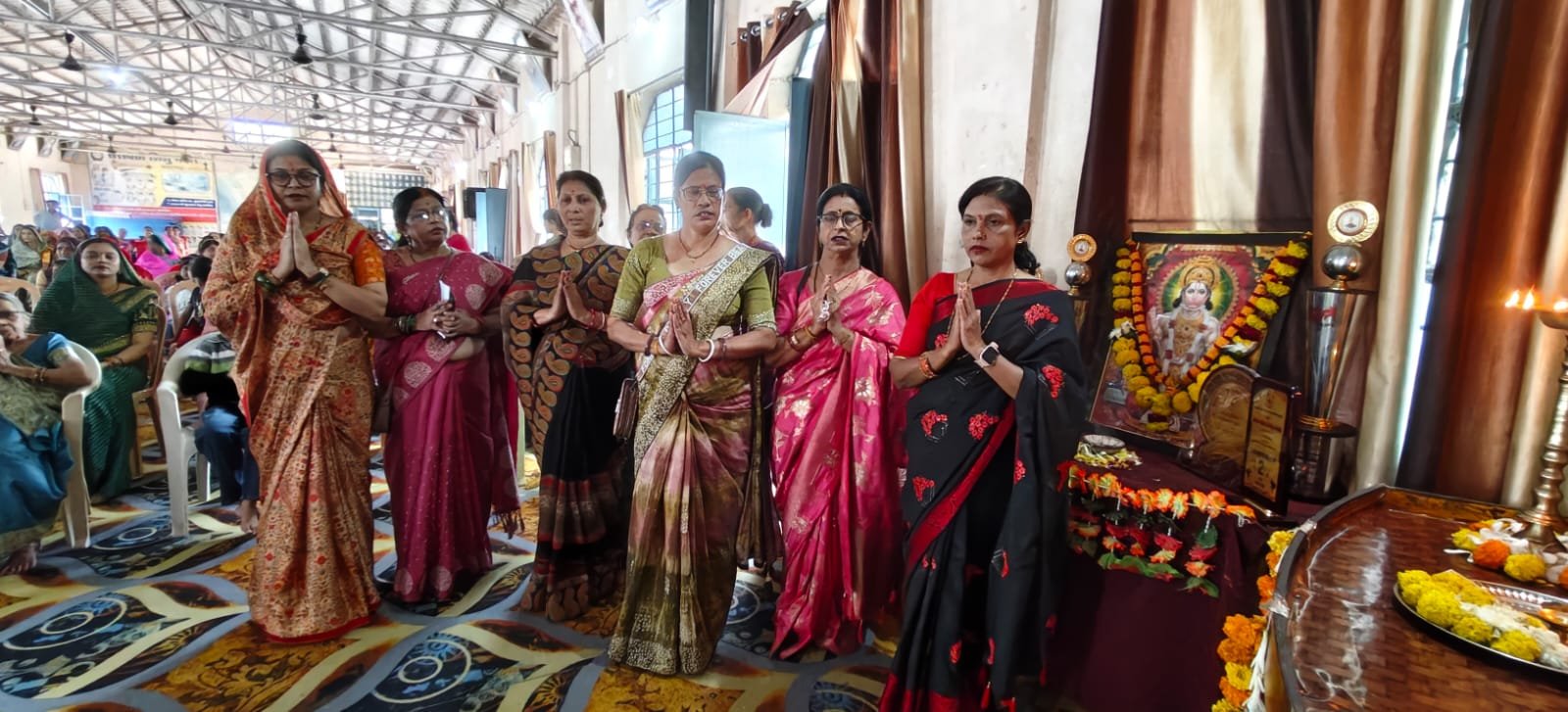 सरस्वती विद्या मंदिर भरतगढ़ विद्यालय परिसर में सप्तशक्ति संगम कार्यक्रम का आयोजन।