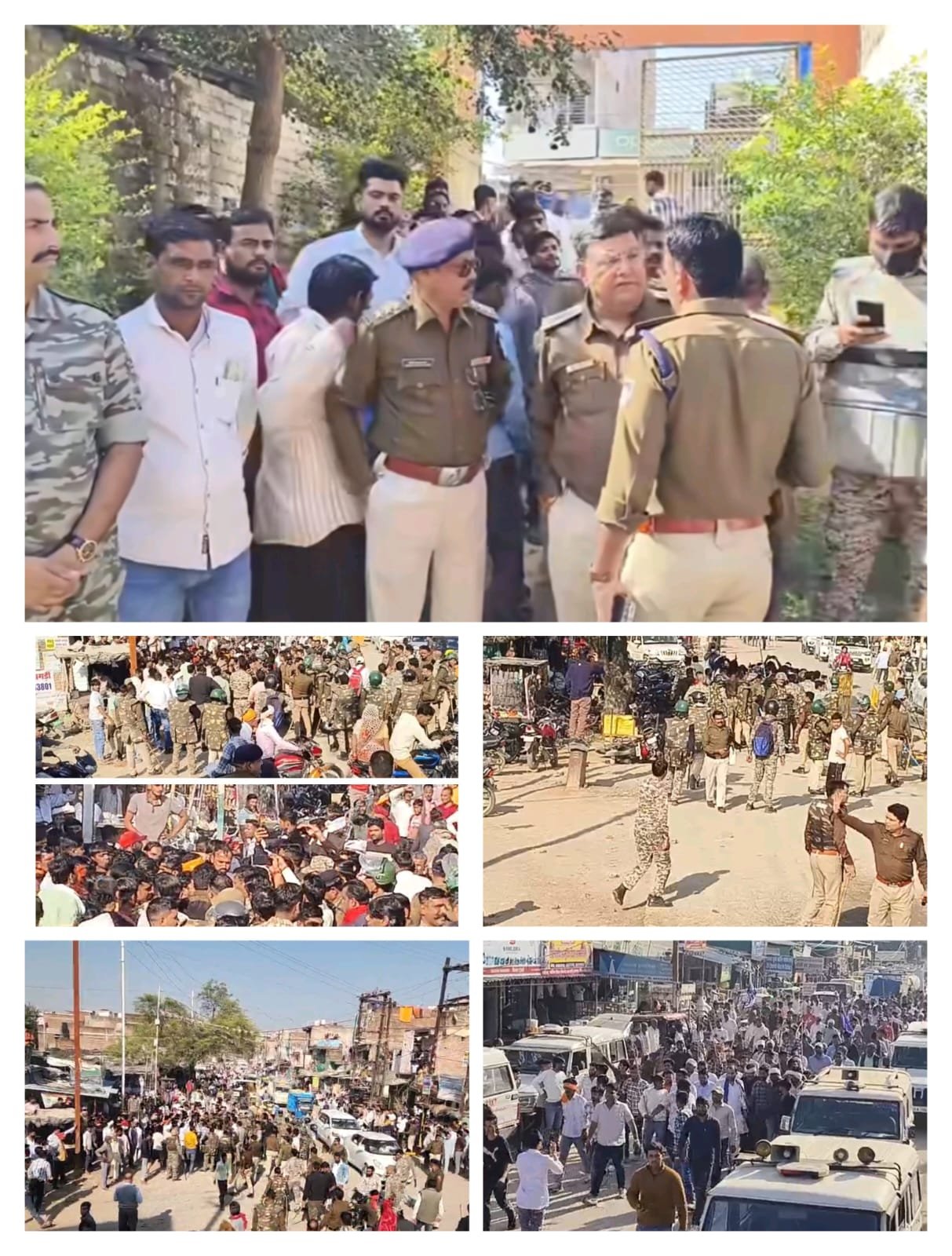 इंदरगढ़ में बवाल: धीरेंद्र शास्त्री के पुतला दहन पर भिड़ीं भीम आर्मी और हिंदू संगठन, पत्थरबाजी में 3 घायल, पुलिस ने लाठीचार्ज और वॉटर कैनन चलाया।