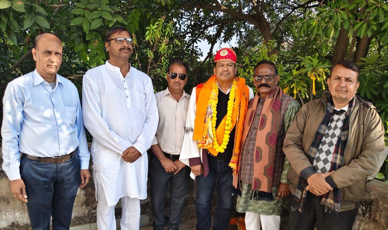 अखिल राजस्थान प्रबोधक संघ ने CDEO रामेश्वर बाल्दी का भव्य स्वागत किया