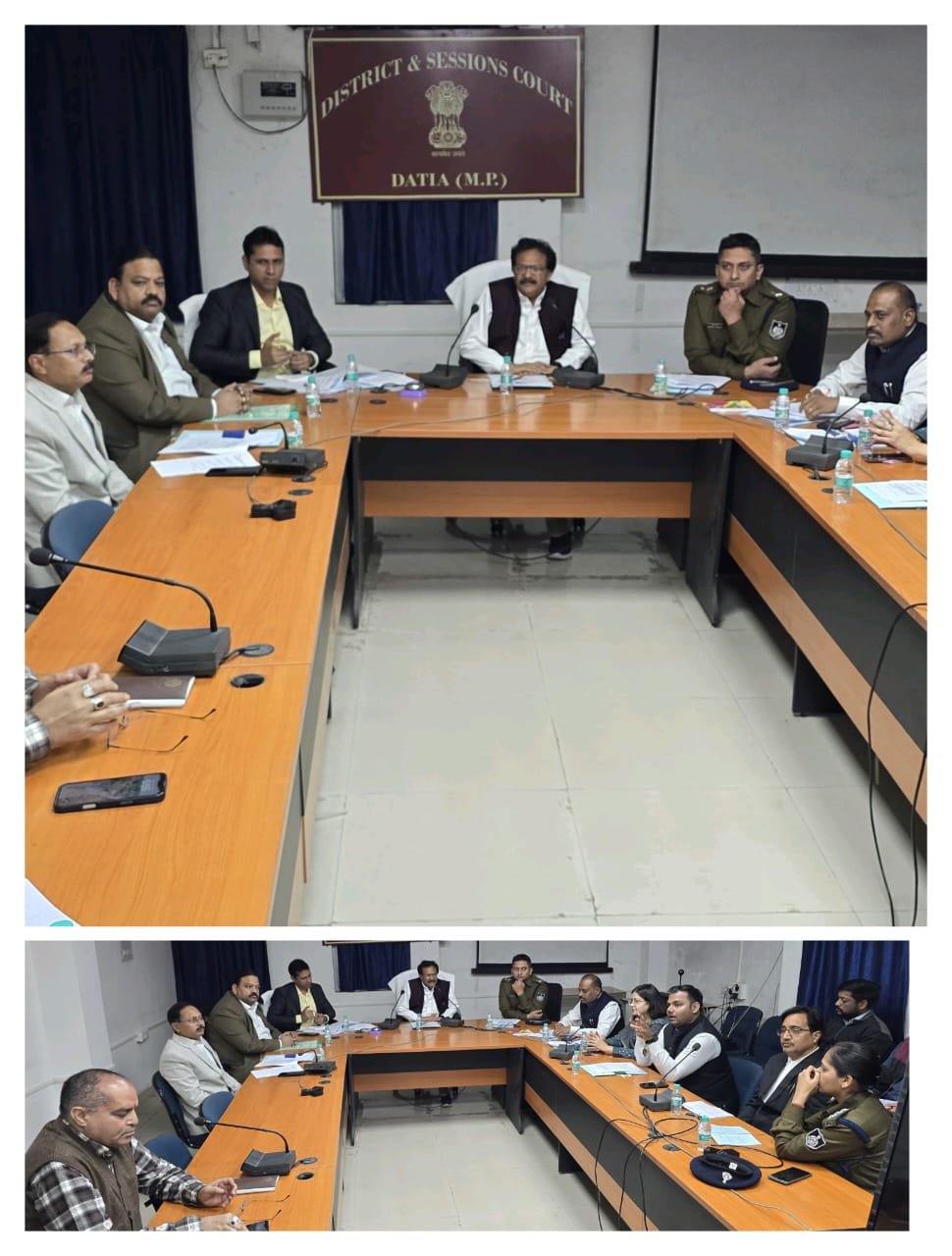 नेशनल लोक अदालत की तैयारियों को लेकर जिला न्यायालय में उच्चस्तरीय बैठक सम्पन्न