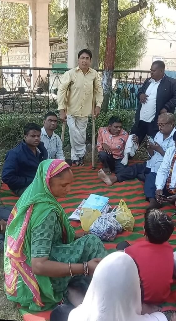 दिव्यांग संघ का सम्मान समारोह हुआ अम्बेडकर स्मारक पर