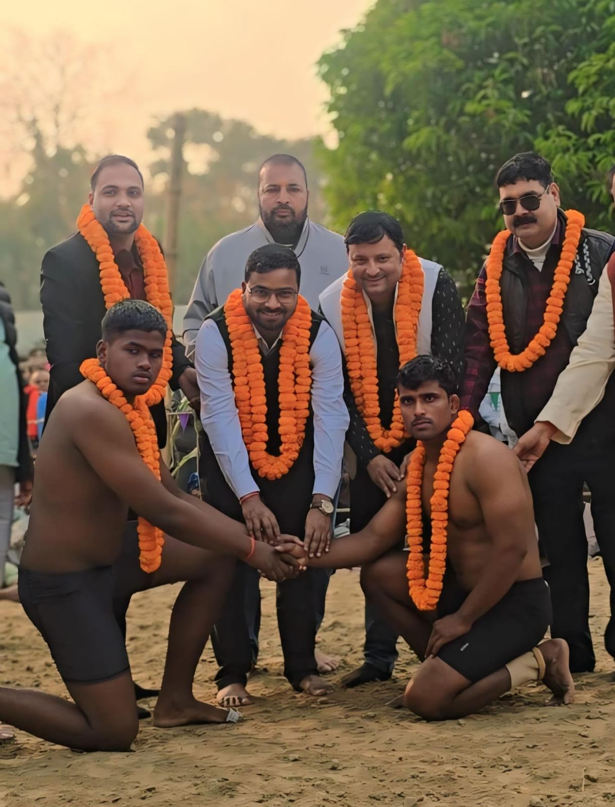 एसडीएम ने कुश्ती दंगल का शुभारंभ किया