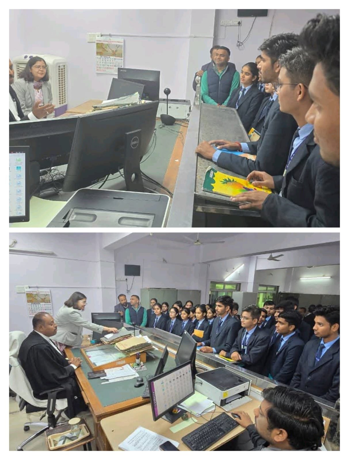 मानवाधिकार दिवस पर रास-जेबी स्कूल के छात्रों के लिए विधिक जागरूकता कार्यक्रम और न्यायालय भ्रमण।