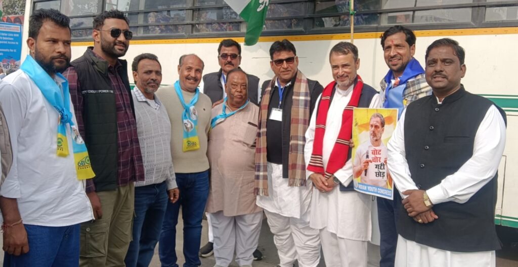 वोट चोर गद्दी छोड़ो” महारैली में भीलवाड़ा जिले की सशक्त भागीदारी