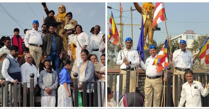 भारतीय बौद्ध महासभा, समता सैनिक दल ने देवास में मनाया शौर्य दिवस ।
