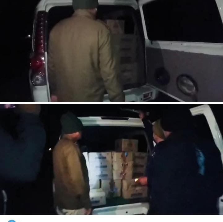 अवैध शराब तस्करी पर बड़ी कार्रवाई, 385.5 लीटर अवैध शराब सहित, स्कॉर्पियो वाहन जप्त