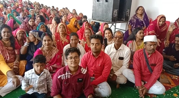 ग्राम मोइली कला में श्रीमद भागवत कथा संपन्न l