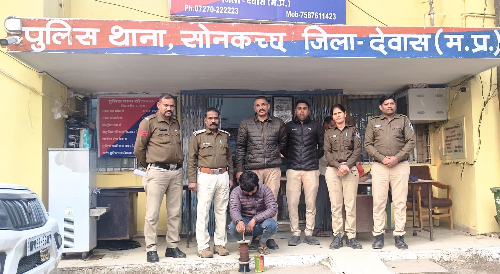 मकर संक्रांति पर्व के मद्देनज़र चाईनीज मांझा बेचने वाले दो आरोपियो को किया गिरफ्तार