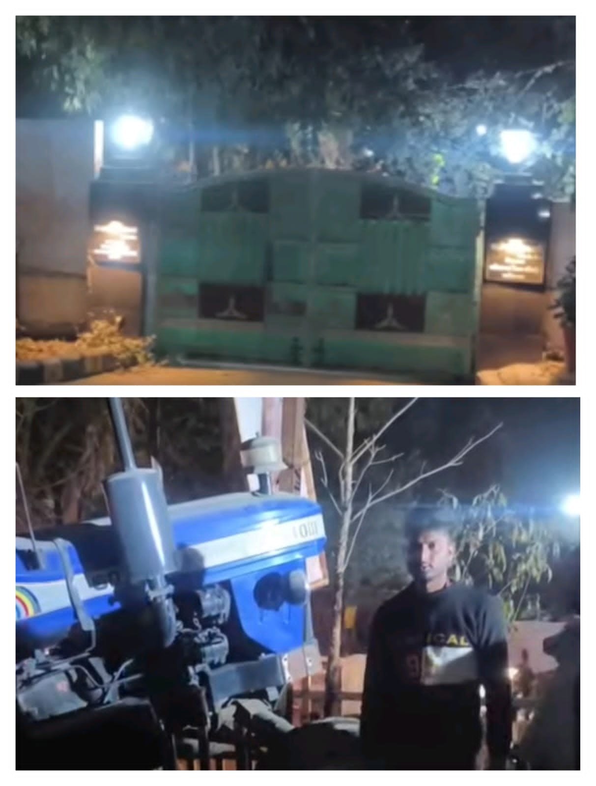 दतिया में बड़ा हादसा टला: कलेक्टर बंगले के सामने ओवरलोड