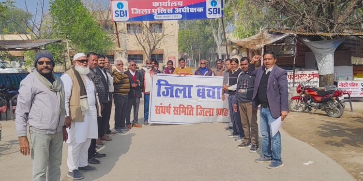 शाहपुरा को जिले का दर्जा देने की मांग का आठवां स्मरणपत्र मुख्यमंत्री के नाम  दिया