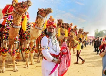 मरू महोत्सव में शाहपुरा बियर्ड क्लब का जलवा, एडवोकेट दीपक पारीक ने दाढ़ी-मूंछों से जीता सबका दिल