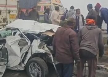 कोठारी पुलिया पर बड़ा सड़क हादसा