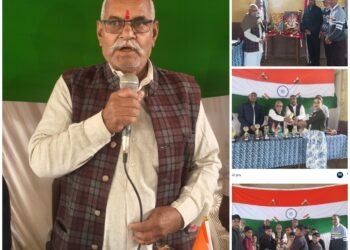 माँ भगवती विद्या मंदिर स्कूल मैं 77वें गणतंत्र  दिवस के शुभ अवसर मनाया गया