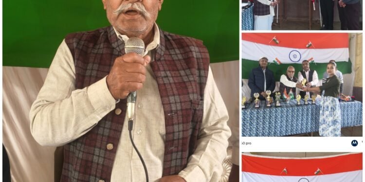 माँ भगवती विद्या मंदिर स्कूल मैं 77वें गणतंत्र दिवस के शुभ अवसर मनाया गया