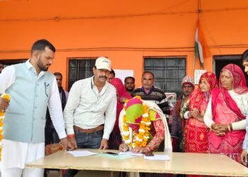 7 माह बाद पंडेर में ममता जाट ने फिर संभाला प्रशासक पद