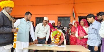 7 माह बाद पंडेर में ममता जाट ने फिर संभाला प्रशासक पद