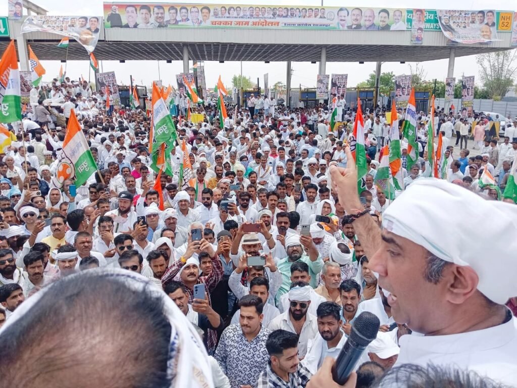 इंदौर जाने वाले ध्यान दे- रोजवास टोलटेक्स पर चक्का जमा आंदोलन के चलते बदला रुट प्लान