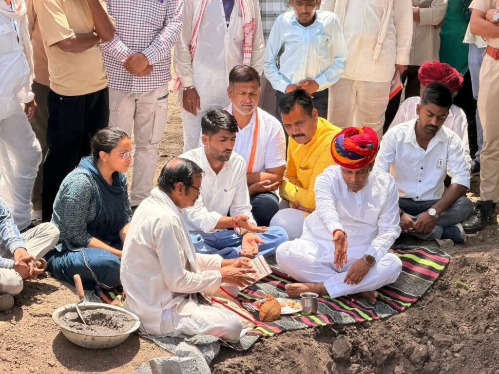 राजस्थान। फुलिया खुर्द में DMFT योजना के अंतर्गत 1 करोड़ 70 लाख के कार्यों का शिलान्यास