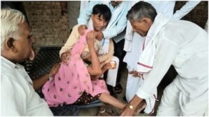 जयपुर। वारदात – घर के बाहर सो रही बुजुर्ग महिला के पैर से चांदी के कड़े काटने के लिए चलाया ग्राइंडर