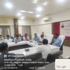 राजगढ़। स्वयंसेवी संस्थाओं की एक दिवसीय बैठक आयोजित, जल संरक्षण एवं प्राकृतिक खेती को बढ़ावा देने पर दिया गया जोर