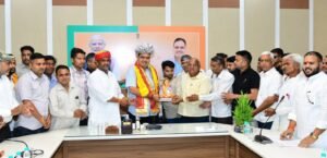 राजस्थान। लोकमाता अहिल्याबाई होल्कर जन्मोत्सव के लिए मुख्यमंत्री भजन लाल शर्मा से गाडरी समाज की जयपुर मे मीटिंग