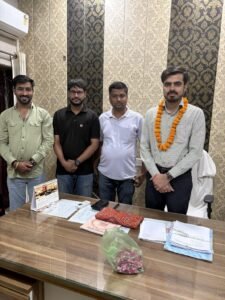 राजस्थान। प्रशासनिक अधिकारी विवेक गुर्जर के कार्यभार ग्रहण करने पर गंगापुर अल्पसंख्यक मोर्चा ने किया स्वागत