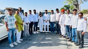 जयपुर। नीट पेपर लीक मामले में कांग्रेस का जयपुर में प्रदर्शन, शाहपुरा से पहुंचे कार्यकर्ता