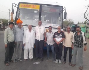 राजस्थान। शाहपुरा से अजमेर के लिए नई बस सेवा रवाना, चालक-परिचालक का किया सम्मान