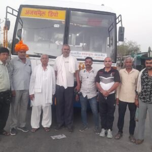 राजस्थान। शाहपुरा से अजमेर के लिए नई बस सेवा रवाना, चालक-परिचालक का किया सम्मान