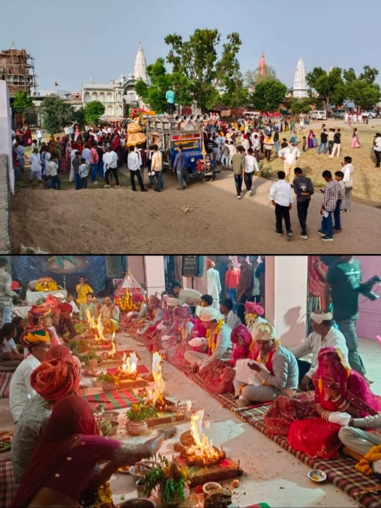 राजस्थान। धानेश्वर में धर्म और संस्कृति का संगम, सात दिवसीय कथा के साथ सामूहिक विवाह सम्मेलन आयोजित