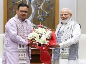 जयपुर: मुख्यमंत्री भजनलाल शर्मा ने प्रधानमंत्री मोदी से की मुलाकात, कयासों का बाजार होने लगा गर्म