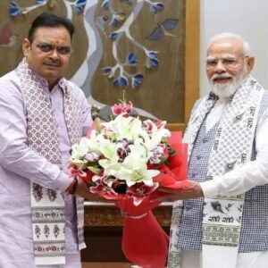 जयपुर: मुख्यमंत्री भजनलाल शर्मा ने प्रधानमंत्री मोदी से की मुलाकात, कयासों का बाजार होने लगा गर्म