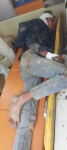 मांडल-हरिपुरा रोड पर दो बाइकों की भिड़ंत, चार घायल, दो गंभीर हालत में भीलवाड़ा रेफर