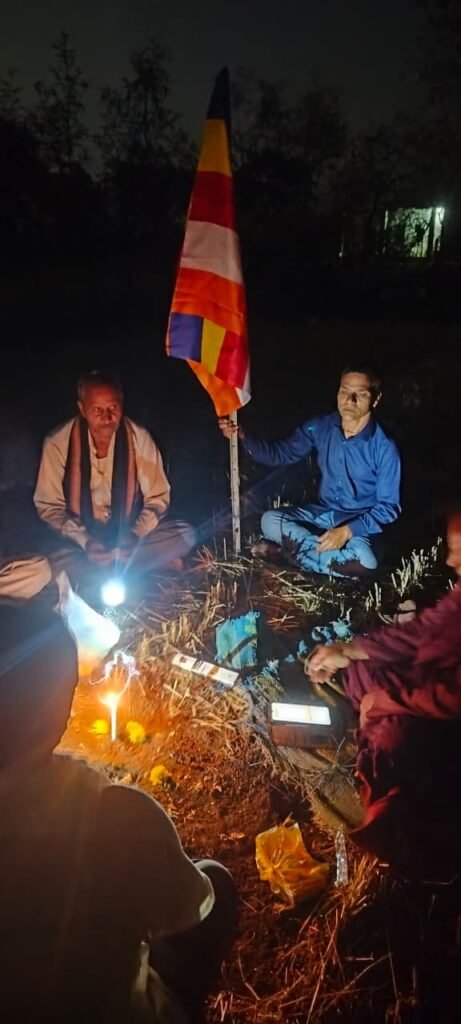 बीना विधानसभा में बुद्ध पूर्णिमा पर बुद्ध बिहार हेतु भूमि पूजन सम्पन्न