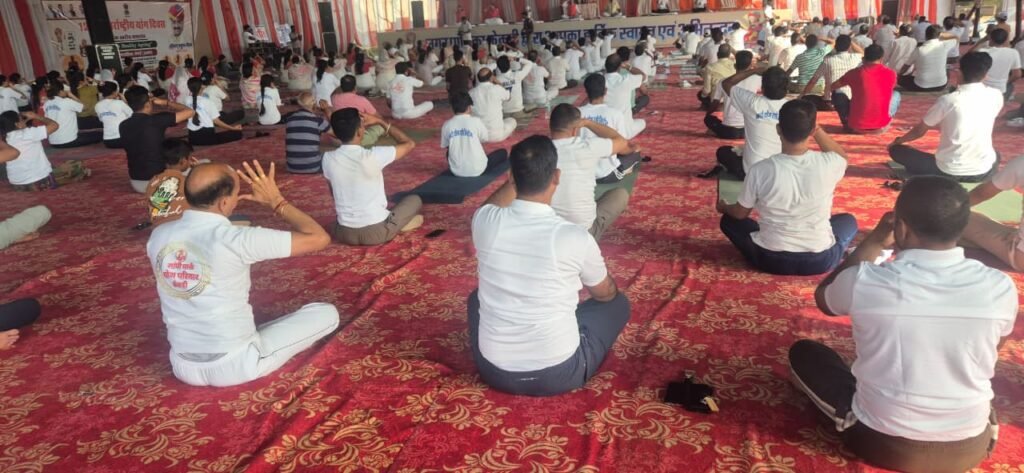 राजस्थान। पंडेर में अंतरराष्ट्रीय योग दिवस के उपलक्ष पर योग कार्यक्रम आयोजित।