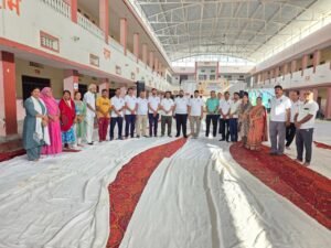 भीलवाड़ा। शाहपुरा में उत्साहपूर्वक मनाया गया 12वां अंतर्राष्ट्रीय योग दिवस, हजारों लोगों ने किया योगाभ्यास