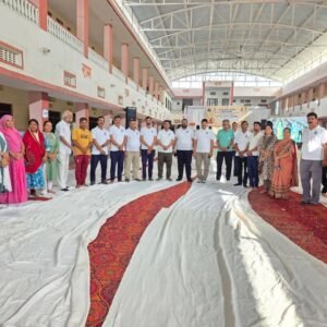 भीलवाड़ा। शाहपुरा में उत्साहपूर्वक मनाया गया 12वां अंतर्राष्ट्रीय योग दिवस, हजारों लोगों ने किया योगाभ्यास